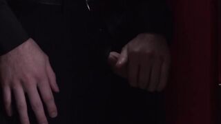 Daddy allures twink into hard prohibited church barebacking
