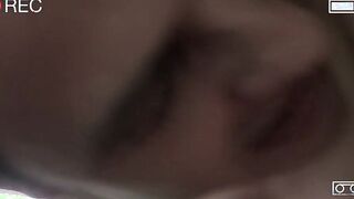 Intense anal fucking and cock sucking threesome in a car