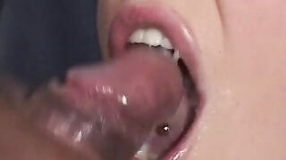 Slim Whore In Interracial Group Sex