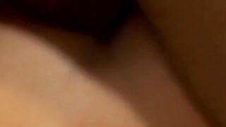 Acrobatic twink orgasms while being fucked bareback