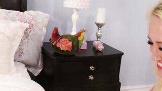 Perfectly tittled blonde stepmother prior to lesbian sex