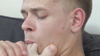 Thick cock twink Danny fucks his horny buddy Axel doggystyle