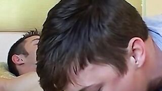 Chainsmoker hunks Ayden and Mike drilling throbbing cocks