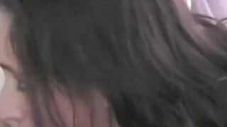 British gal Jet Black is tricked into giving a nice blowjob
