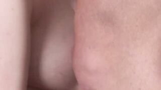 Busty British mature doggy style fucked moans and orgasms