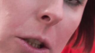 Busty British mature doggy style fucked moans and orgasms