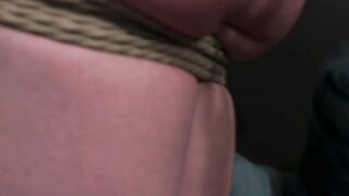 Newlyweded gay couple bound and fucked in threesome