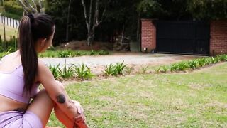 Dildo and dick for Latina Yogi Lucy