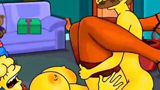 MILF Marge Simpson cheating