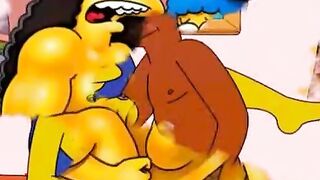 MILF Marge Simpson cheating