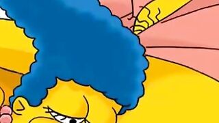 MILF Marge Simpson cheating