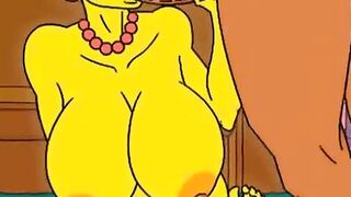 MILF Marge Simpson cheating