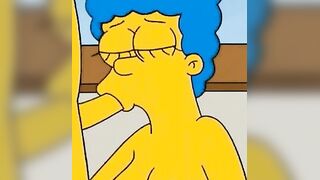MILF Marge Simpson cheating