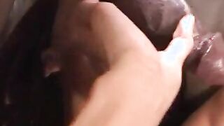 Brown Whore Mya Fucks Group of Black Guys