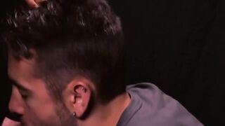 Hot magnificence opening penis massage and deepthroat with twink and daddy