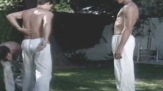 Youthful gays choose to go for uncovered banging with spitroast