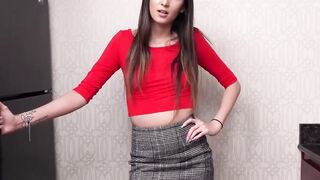 Erotic brunette show Brunette beauty live