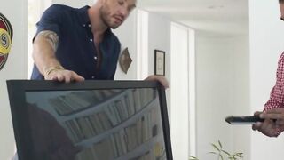 Big tits TS Eva Maxim analed by carpenters dick
