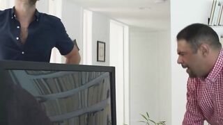 Big tits TS Eva Maxim analed by carpenters dick