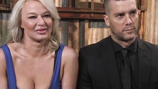 Big tits cheating wife bound and fucked by the big cock