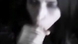 Emo GF Gets super cumshot