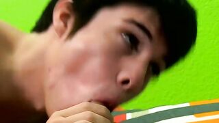 Feet cherishing twinks Kyler Greenery and Ryan Sharp fuck profoundly