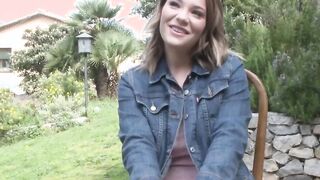 Busty babe whipped and fucked in public trashy bar