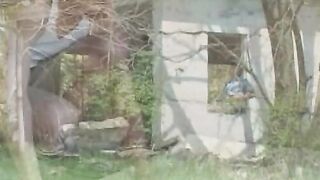 Homeless Boy Touches Himself In Abandoned Building