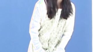 Japanese excellence is peeing in holder when observed furtively