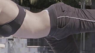 Asian TS Venus is enthusiastic about her yoga exercises