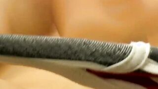 Homo toys his tight asshole and masturbates with cumshot