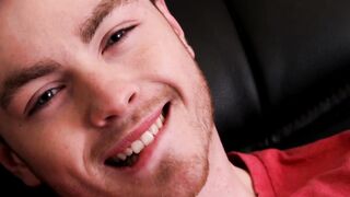 Gay youngster Jaydon Jensen solo masturbates big cock