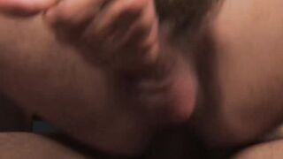 Buff stepdads dick sucked by stepsons in a threesome fuck