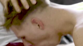 Hardcore bareback sex between daddy and young stepson