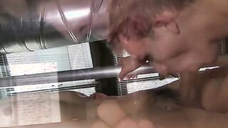 Twink enjoys sucking off his friend before earning some cum