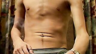 Ayden James displays his latest episode for jerking off