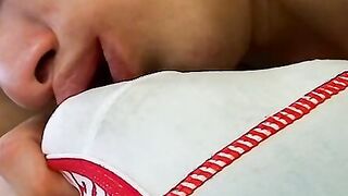 Twink gets sucked off while wearing some nice underwear too
