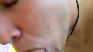 Twink gets sucked off while wearing some nice underwear too