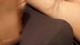Underwear fetish with solo twink who loves stroking his cock