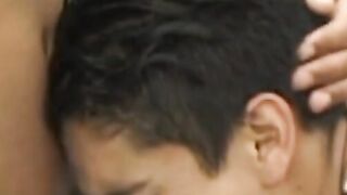 Four latino twinks enjoy an anal slamming and cock sucking