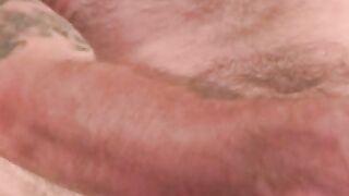 Older guy is sucking his partner off before jizzing on him
