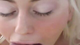 Dick sucking with gorgeous British babe Jessica Bishop here