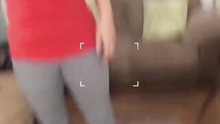 Hot Chantelle Coleman pounded POV after sucking nerds cock