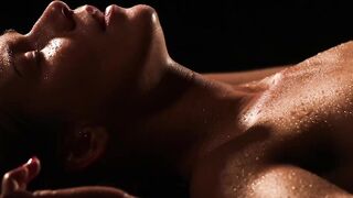 Busty lesbian babes moaning while pussy licking eachother