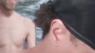 Inked stud finds dildo in fridge before banging ass