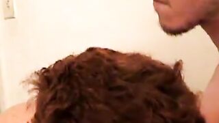 Athletic youngster sucked off before masturbating