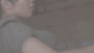 Horny Japanese housewife rubs her pussy on hidden camera