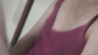 Adorable Japanese uses sex toys while secretly filmed