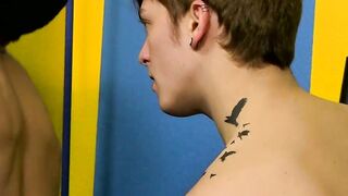 Twink Robbie Anthony anally reshaped with toys before facial