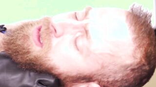 For a hairy dad and his little slave a bondage sex session